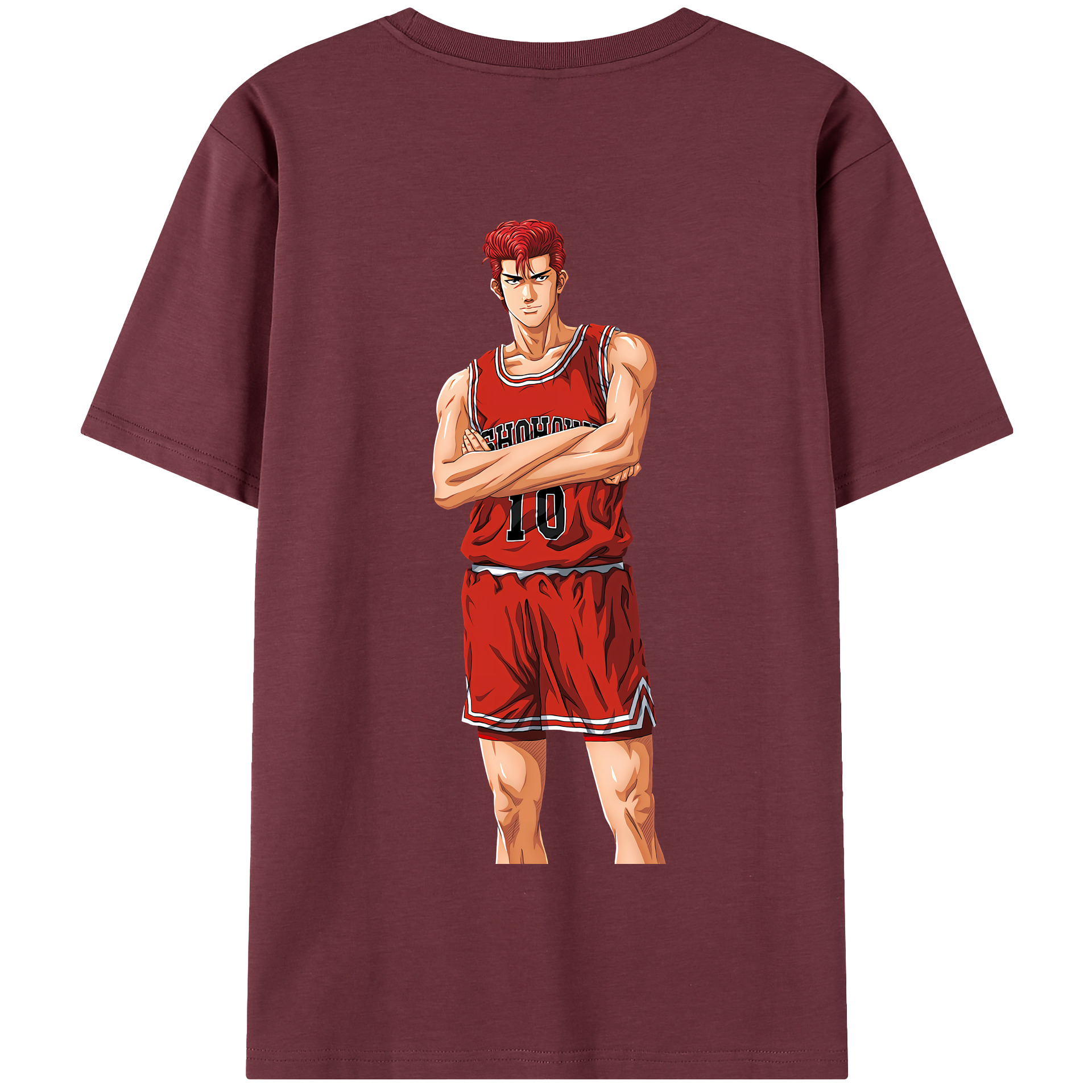 SLAM DUNK／スラムダンク 綿100％半袖Tシャツ（背面プリント）